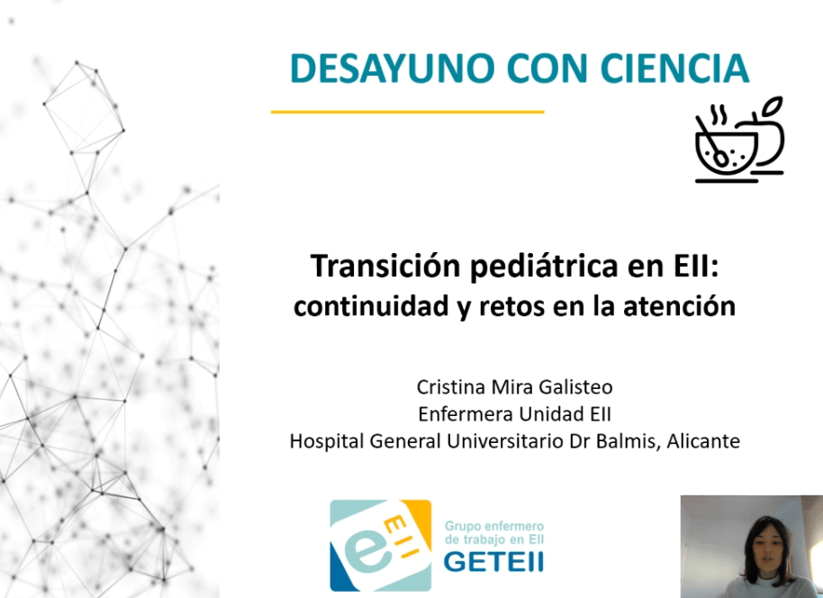 Desayuno con ciencia: transicion pediatrica en eii